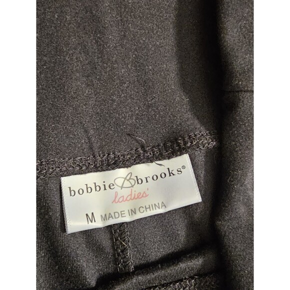 Bobbie Brooks Leggings Womens Size Medium Black Stretch Pullon Softshell - Picture 5 of 7